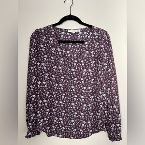 Purple Loft Floral Blouse